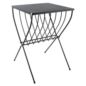 Select Time Černý kovový odkládací stolek Ropon
