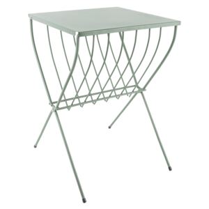Select Time Zelený kovový odkládací stolek Ropon