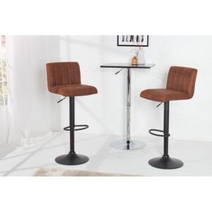 Barová židle Portland - vintage hnědá / 38456