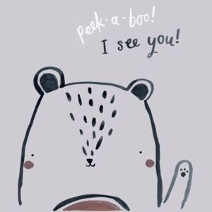 Ilustrace Peek a boo bear, Laura Irwin