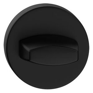 Rozeta na WC kulatá černá- komplet 2ks