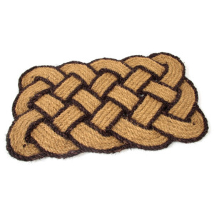 FLOMAT Kokosová vstupní rohož Jumbo Rectangle Brown - 75 x 45 x 3,5 cm