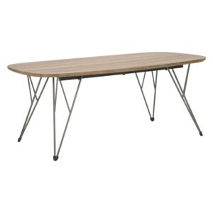 Konferenční stolek Mauro Ferretti Eka 110x60x45 cm, přírodní/šedá