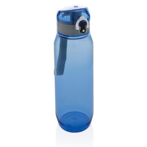 Láhev na vodu s uzamykatelným víčkem XL, 800 ml, XD Design, modrá