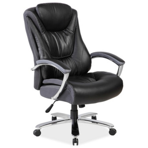 Kancelářská židle CONSIGLIERE, 122-130x70x57x46-54, černá