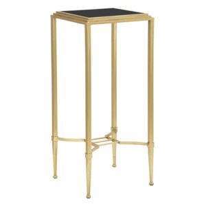 Odkládací stolek Mauro Ferretti Arch 35x35x80 cm, zlatá/černá