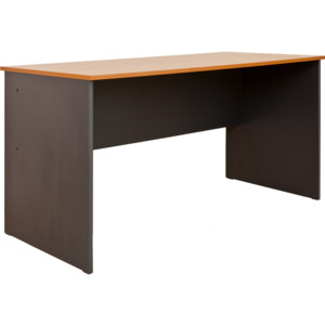 Kancelářský stůl Rondo 2 120 cm, antracit/třešeň