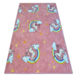 Balta Kusový dětský koberec UNICORN Jednorožec růžový 100 x 200