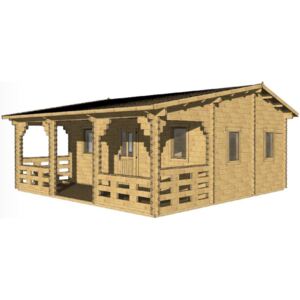 Herold Zahradní domek / Chata Iris 23,2 + 11,6 m2 600x600 tl. 44 mm
