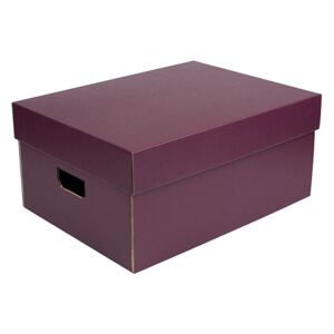 Úložná krabice komplet 430x300x200 mm, vínová matná