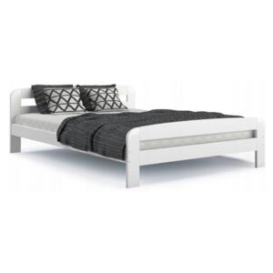 Moderní postel DALLAS 140x200 barevná Barva konstrukce: Bílá