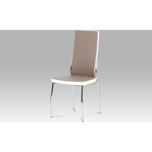Dalenor Jídelní židle Zoja, lanýž/bílá Barva: lanýžová / bílá