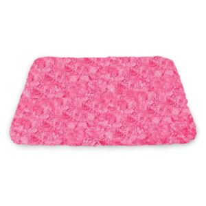 Podlasiak Koupelnový kusový plyšový koberec / do koupelny tmavě růžová pink 50x70cm Rozměr: 60x90cm