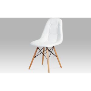 Dalenor Jídelní židle Lexie (SET 2 ks), bílá Barva: Bílá