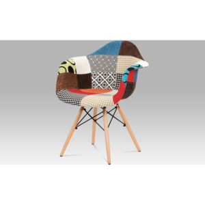 Dalenor Jídelní židle Shae patchwork (SET 2 ks), barevná Barva: vícebarevná