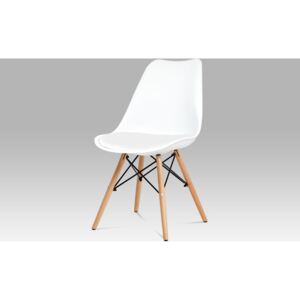Dalenor Jidelní židle Elise (SET 4 ks), bílá Barva: Bílá