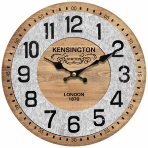 Goba Nástěnné hodiny Kensington, 34 cm