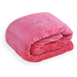 Škodák Luxusní deka z mikrovlákna DELUXE růžová - 75 x 100 cm