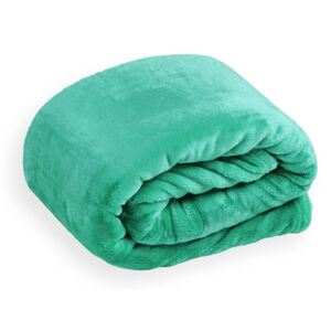 Škodák Luxusní deka z mikrovlákna DELUXE zelená - 75 x 100 cm