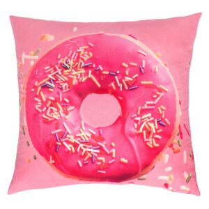 Škodák Dekorační povlak na polštář vzor 084 růžový donut - 45x45cm