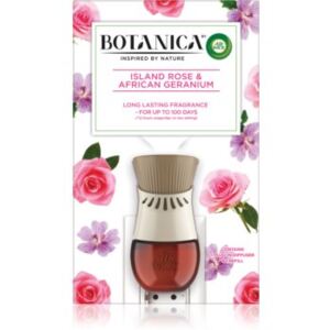 Air Wick Botanica Island Rose & African Geranium elektrický difuzér s vůní růží 19 ml