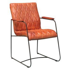 Kožená industrální židle 0DC833