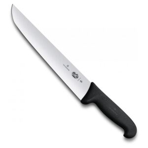 Řeznický nůž FIBROX 18 cm černý - Victorinox