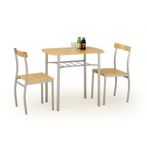 HALMAR Jídelní set LANCE - stůl + 2 židle Barevné provedení: olše