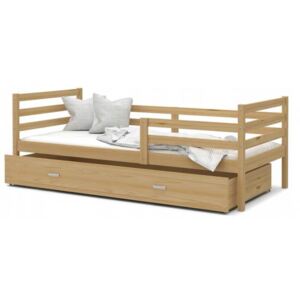 Dětská postel JACEK P dřevěný 80x190 Barva konstrukce: Olše