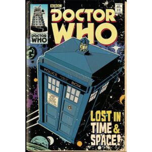 Plakát, Obraz - Doctor Who - Tardis Comic, (61 x 91,5 cm)