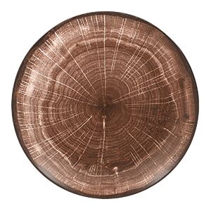 Woodart mělký talíř hnědý dub rozměr: 15 cm