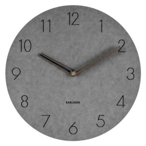 Nástěnné hodiny Dura 29 cm Karlsson (Barva - šedé)