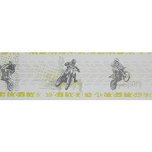 Papírová bordura Caselio 64827070, kolekce ONLY BOYS, materiál papír, styl moderní, dětský 13,25 x 500 cm