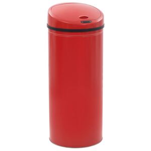 Senzorový odpadkový koš - červený | 62L