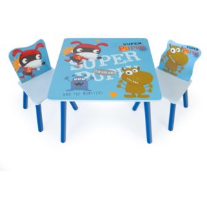 Dětský stolek a 2 židličky Super Puppy