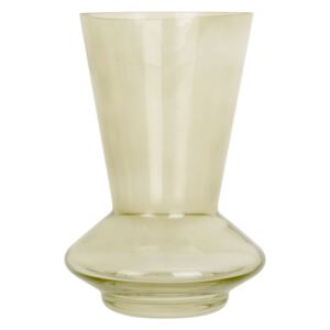 Skleněná váza Glow 17,5 cm S mechově hnědá Present Time (Barva- mechově hnědá)