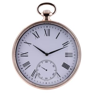 Sifcon Nástěnné hodiny s barvou růžového zlata CL2023