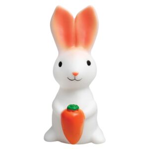Rex London Dětské noční LED světýlko ve tvaru králíčka s mrkví Hungry Bunny