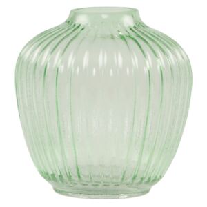 Sass & Belle Zelená skleněná váza