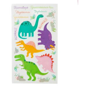 Sass & Belle Sada nástěnných dětských samolepek na zeď s motivy dinosaurů Roarsome Dinosaurs