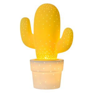 LUCIDE CACTUS Yellow stolní lampa