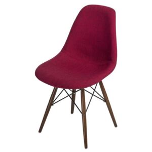 Jídelní židle P016W Duo inspirovaná DSW dark šedo-červená