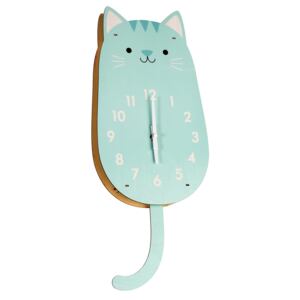 Rex London Dětské nástěnné hodiny ve tvaru kočky Cookie the Cat 27369