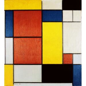 Obraz, Reprodukce - Composition II, Mondrian, Piet