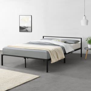 [en.casa] Kovová postel "Imatra" ABMB-4711 160x200 cm černá