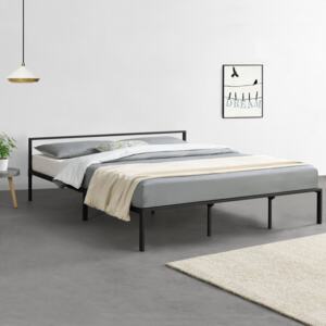 [en.casa] Kovová postel "Imatra" ABMB-4712 180x200 cm černá