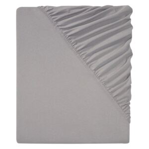 MERADISO® Žerzejové napínací prostěradlo, 140–160 x 200 cm (šedá)