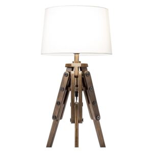 Designová stolní lampa Dawson 59 cm bílá