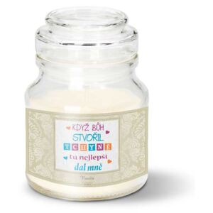 Svíčka SABLO - Když bůh stvořil tchýně tu nejlepší dal mně 500 g