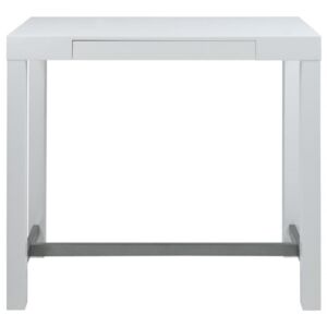 Barový stůl Helena 120 cm, bílá